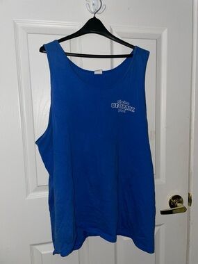 Blue Westpark Pool Logo Tank Top